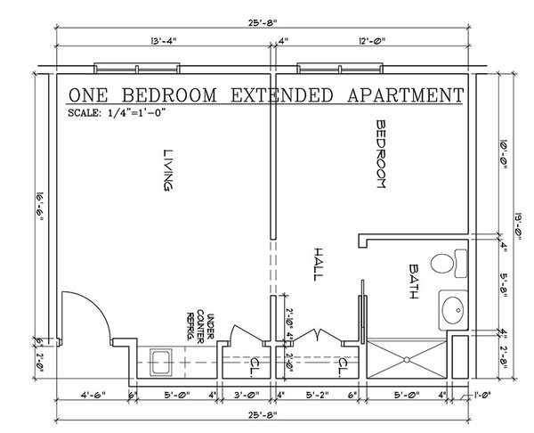 wilton floor plan 1 bedroom extended