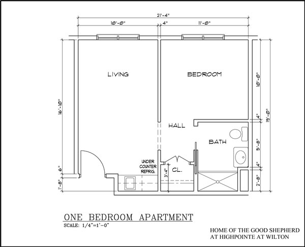 wilton floor plan 1 bedroom