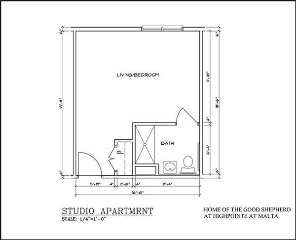 malta floor plan studio 1