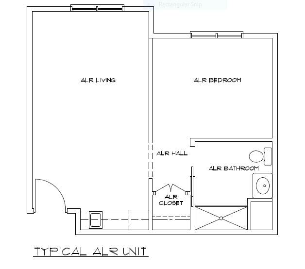 typical alr unit floor plan